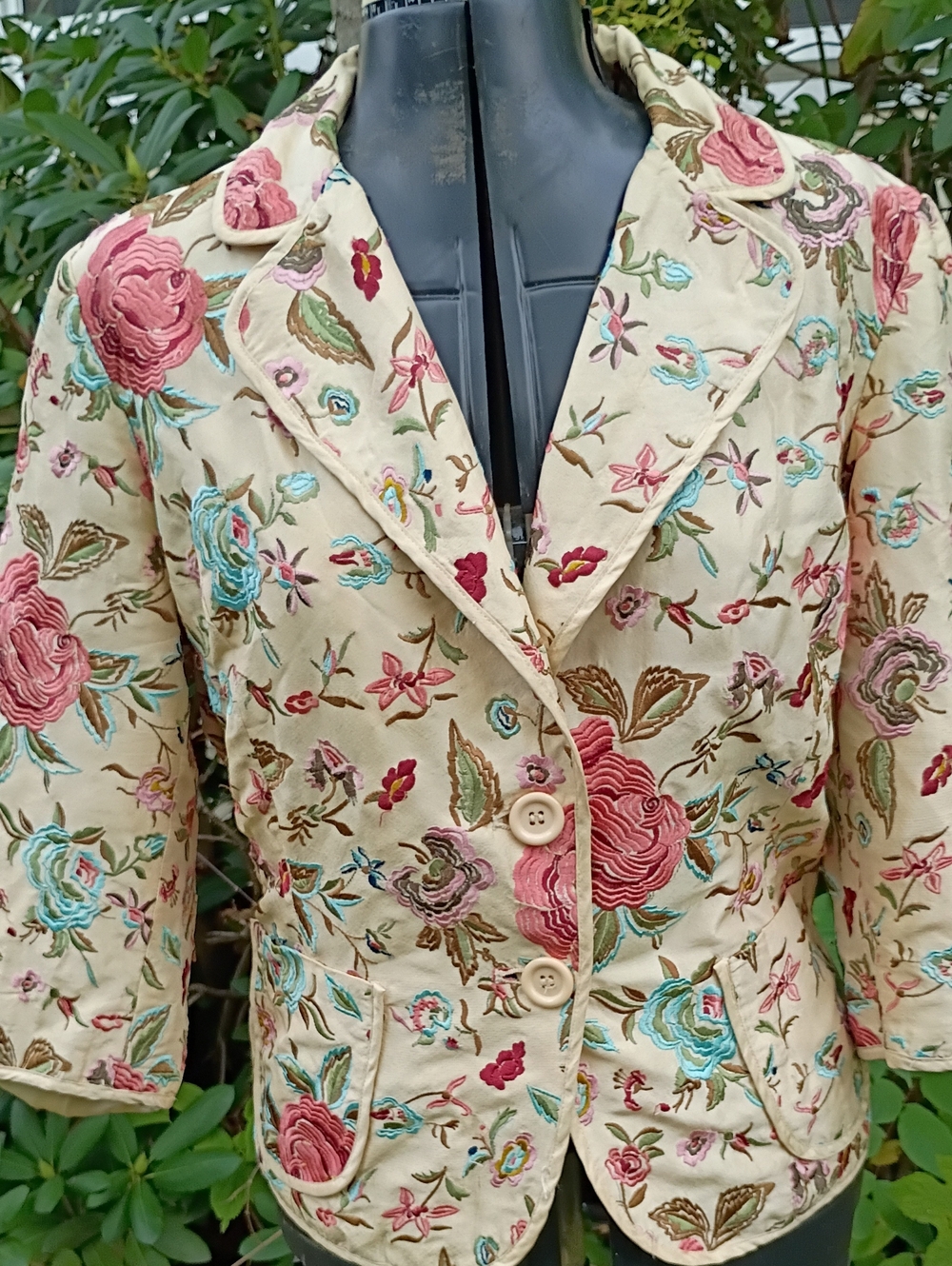 Embroidered Silk Jacket